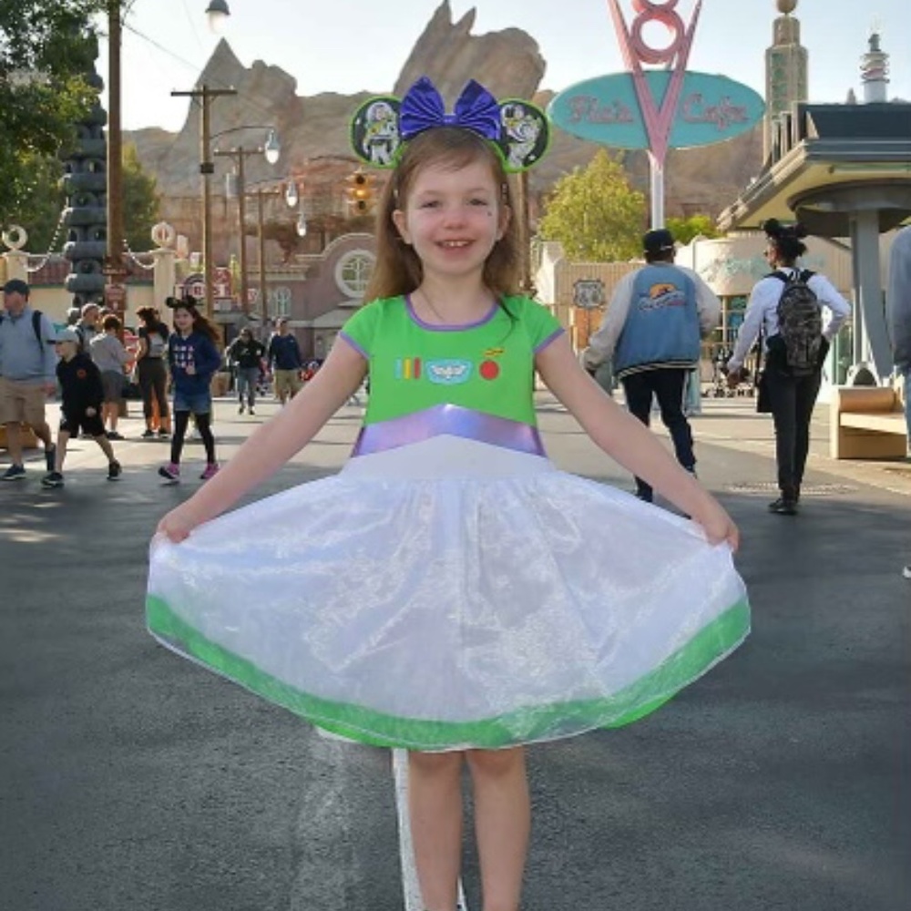 Buzz Lightyear Girls Dress/Cosplay with Mickey Ears
